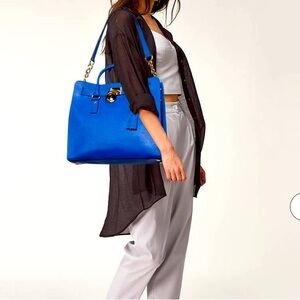 Michael Kors Vibrant Blue Satchel